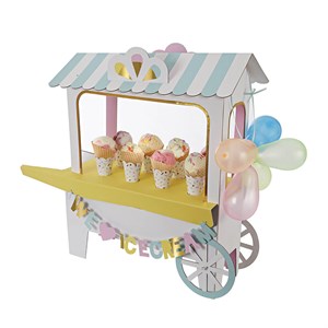 Meri Meri - Ice Cream Cart Centerpiece - Dondurma Arabası Masa Süsü