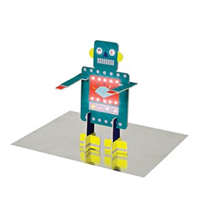 Meri Meri - Robot Stand-up Card - Robot Tebrik Kartı
