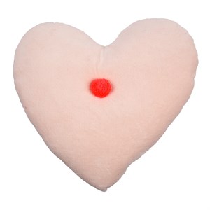 Meri Meri - Peach Heart Cushion - Şeftali Kalp Yastık