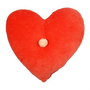 Meri Meri - Coral Heart Cushion - Mercan Kalp Yastık