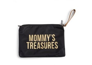 Mommy Treasures Siyah - Gold Clutch