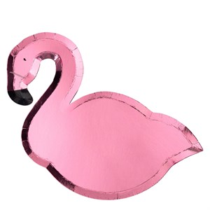 Pembe Flamingo Tabaklar (8li)