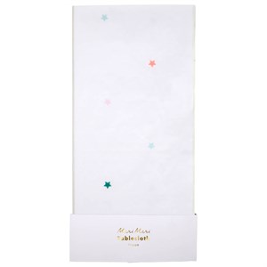 Meri Meri - Rainbow Star Paper Tablecloth - Gökkuşağı Yıldızlı Masa Örtüsü