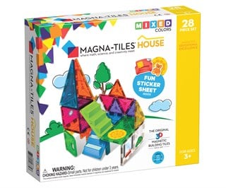 Magna-Tiles Ev 28 Parçalı Açık Uçlu Oyuncaklar